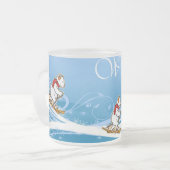 WinterMokken Matglas Koffiemok (Voorkant links)