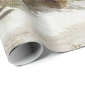  wintermolen sneeuwlandschap cadeaupapier (Rol Hoek)
