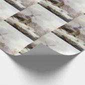  wintermolen sneeuwlandschap cadeaupapier (Hoek)