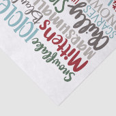 Wintermomenten Tissuepapier (Detail)