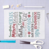 Wintermomenten Tissuepapier (Craft)