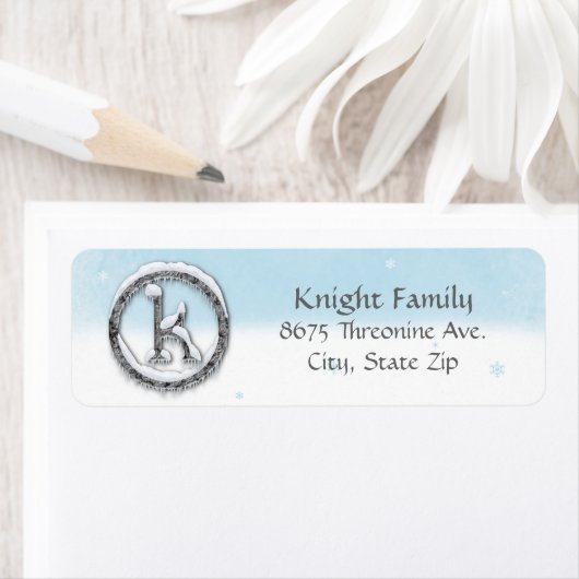 Wintermonogram K Etiket (Insitu)