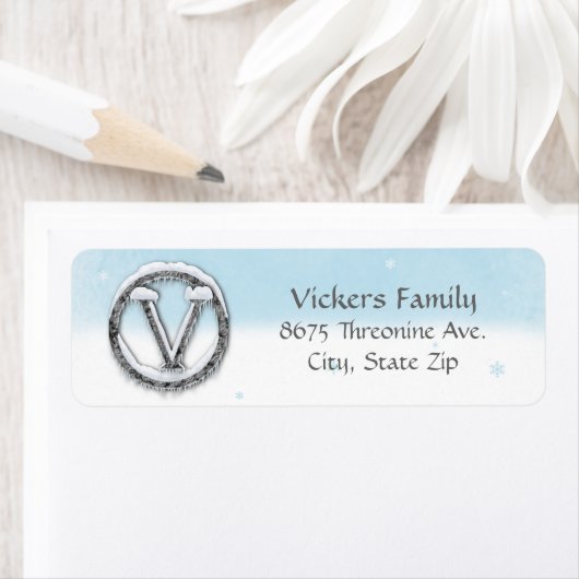 Wintermonogram V Etiket (Insitu)