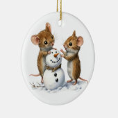 wintermuizen-Ornament Keramisch Ornament (Rechts)