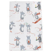 Wintermuizen vakantie medium cadeauzakje (Voorkant)