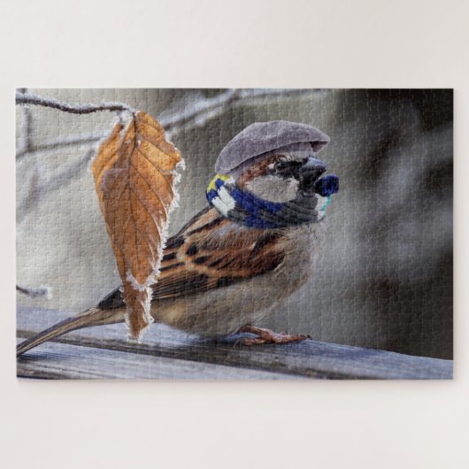 wintermuurpuzzel legpuzzel (Horizontaal)