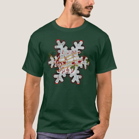 Wintermuziek vriend t-shirt (Voorkant)