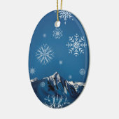 Winternacht 2024 keramisch ornament (Links)