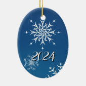 Winternacht 2024 keramisch ornament (Achterkant)