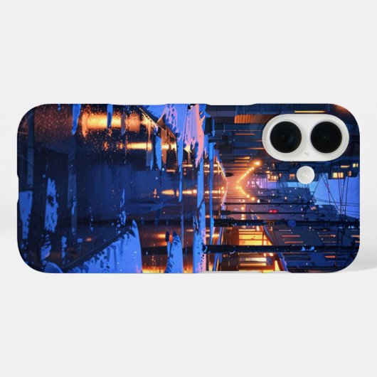 Winternacht Case-Mate iPhone Case (Achterkant (horizontaal))