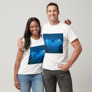 Winternacht in de bergen door Harald Sohlberg T-shirt