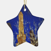 Winternacht in de watertoren keramisch ornament (Links)