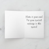 Winternacht in Quebec City Feestdagen Kaart (Binnen)