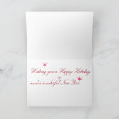 Winternacht kerstkaart feestdagen kaart (Binnen)