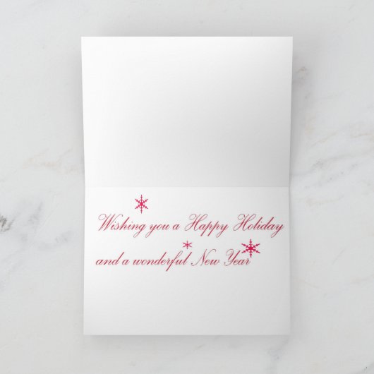 Winternacht kerstkaart feestdagen kaart (Binnen)