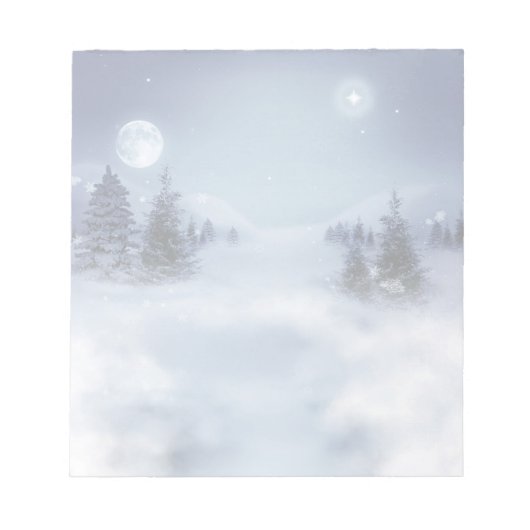 Winternacht Notitieblok (Voorkant)