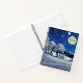 Winternacht Notitieboek (Binnen)
