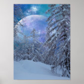 winternacht-Poster Poster (Voorkant)