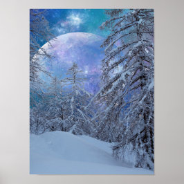 winternacht-Poster Poster