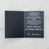 Winternachten met Bonfire Lights Feestdagen Kaart (Binnen)