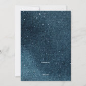 Winternachten vakantie Kaart (Achterkant)