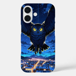 winternachtuil iPhone 16 hoesje