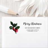 WinterNatuur | Label Rood retouradres (Insitu)