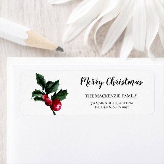 WinterNatuur | Label Rood retouradres (Insitu)