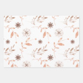 WinterNatuur Moderne Noordse Kerstmis Inpakpapier Vel (Voorkant 2)