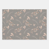 WinterNatuur Moderne Noordse Kerstmis Inpakpapier Vel (Voorkant 2)