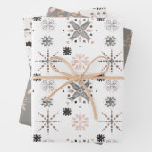 WinterNatuur Moderne Noordse Kerstmis Inpakpapier Vel (In situ)