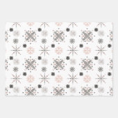 WinterNatuur Moderne Noordse Kerstmis Inpakpapier Vel (Voorkant)