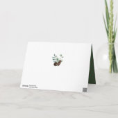 WinterNatuur | Pine Cone Three Photo Collage Feestdagen Kaart (Achterkant)