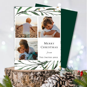 WinterNatuur   Waterverf-oliefabriek Feestdagenkaart