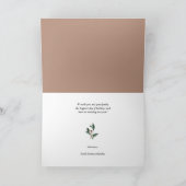 WinterNatuur| Waterverf Pine Cone Spruce Branch Feestdagen Kaart (Binnen)