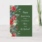 Winternichtje en haar man Jubileum Kaart (Voorkant)