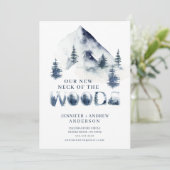 Winternieuwe nek van de Bossen Verplaatsende Aanko Kaart (Staand voorkant)