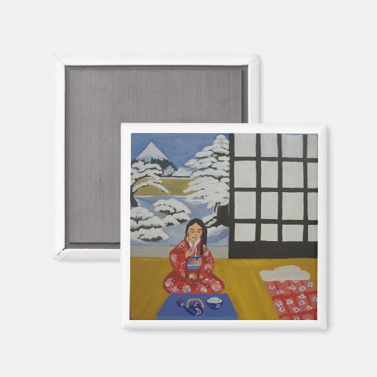 Winternoedels Magneet (Voorkant / Achterkant)