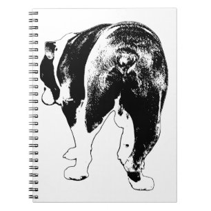 Winternoten: Graphic Bulldog Muse Notitieboek