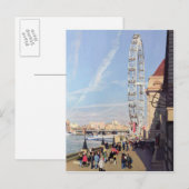 Winterochtend bij de Londense Oogpartij Briefkaart (Voorkant / Achterkant)
