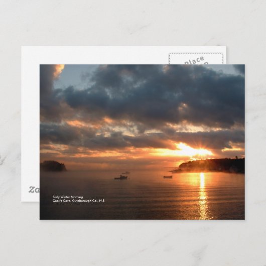 Winterochtend Briefkaart (Voorkant / Achterkant)