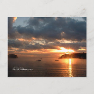 Winterochtend Briefkaart