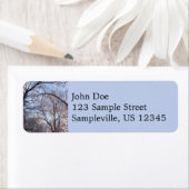 Winterochtend II Natuur Landschap Etiket (Insitu)