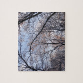 Winterochtend II Natuur Landschap Legpuzzel (Verticaal)