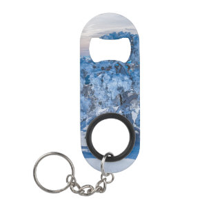 winterochtend in het veld mini flessenopener