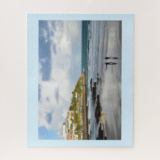 Winterochtend in Newquay Legpuzzel (Verticaal)