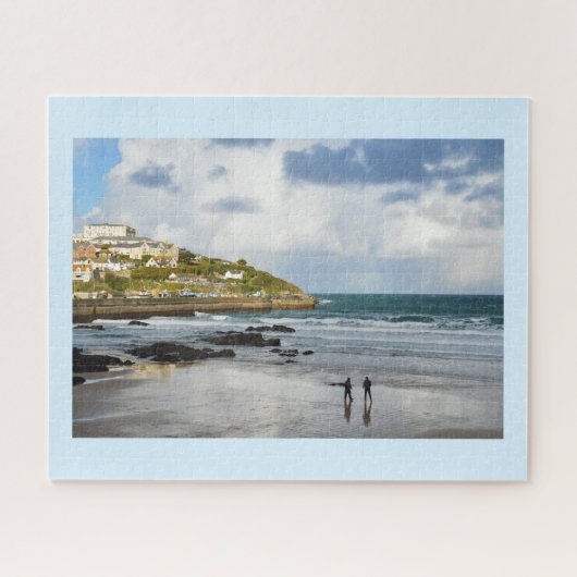 Winterochtend in Newquay Legpuzzel (Horizontaal)