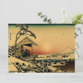 winterochtend op de berg Fuji (Staand voorkant)