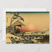 winterochtend op de berg Fuji (Voorkant)