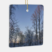 Winterochtendlicht I Keramisch Ornament (Rechts)